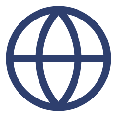 Icon weltweite Kommunikation